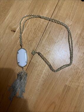 Kendra Scott Opal Gold Pendant Necklace